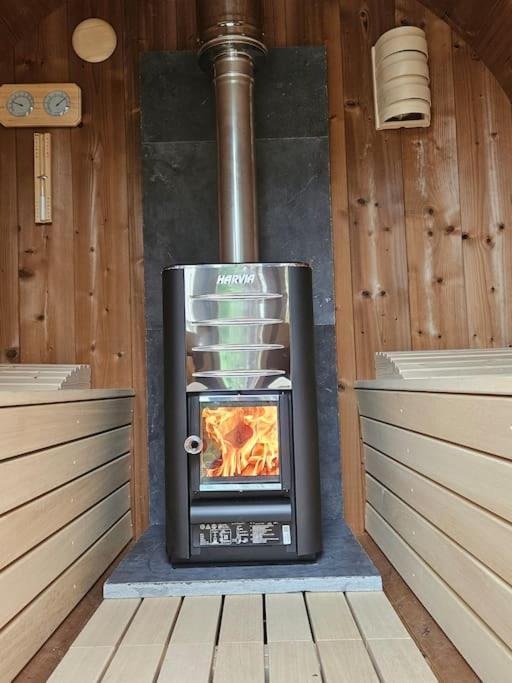 Camper Met Sauna En Zwembad In De Rand Van De Vlaamse Ardennen Hotel Haaltert Buitenkant foto